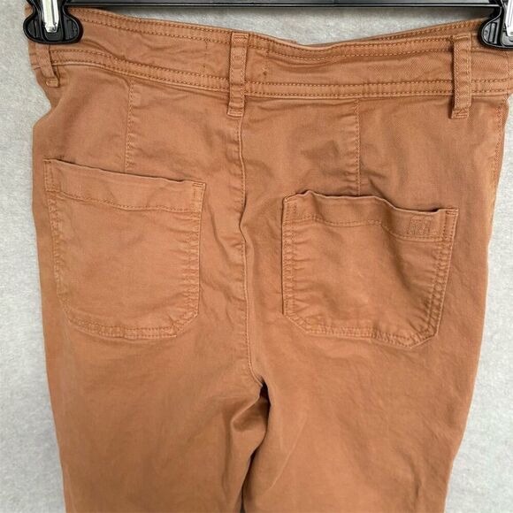 Marine Layer Women's Wide Leg Pants Size 4 camel Brown High-Rise Casual - Picture 7 of 8